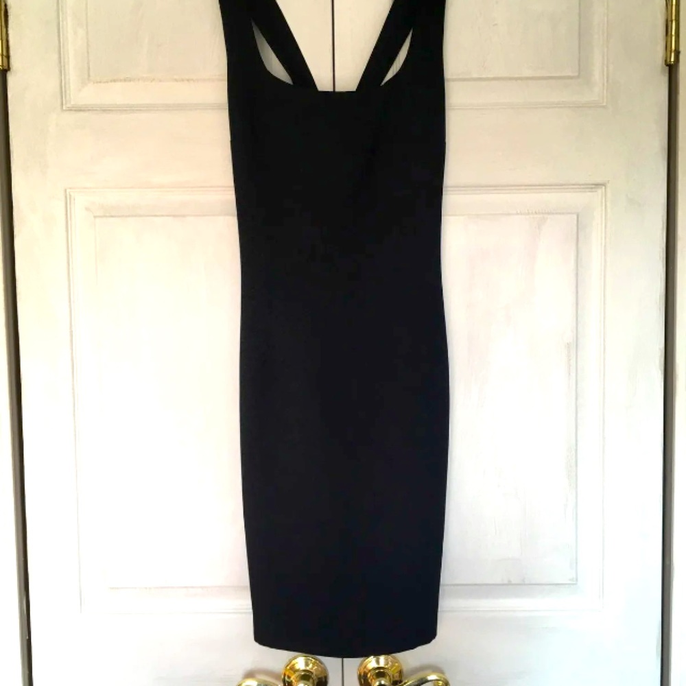 Fully lined black dress